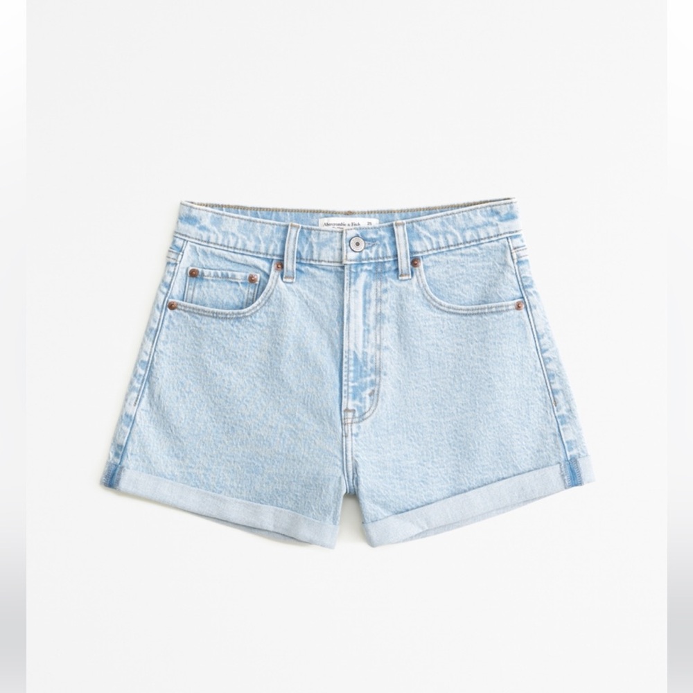 Light Blue Denim Women's Shorts